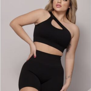 Conjunto Importado Canelado Decote Gota